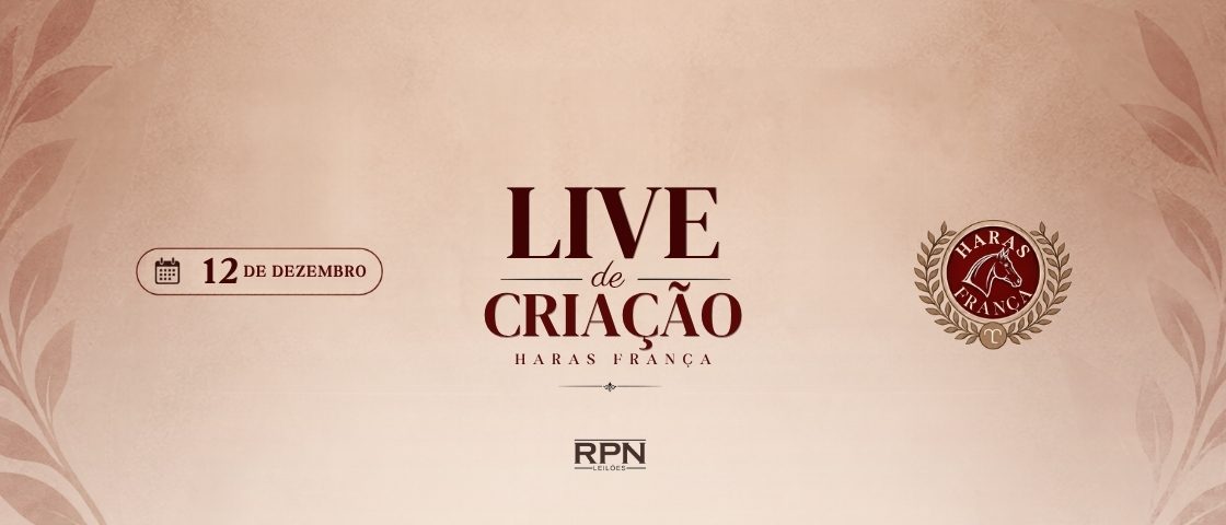 Slide LIVE DE CRIAÇÃO HARAS FRANÇA