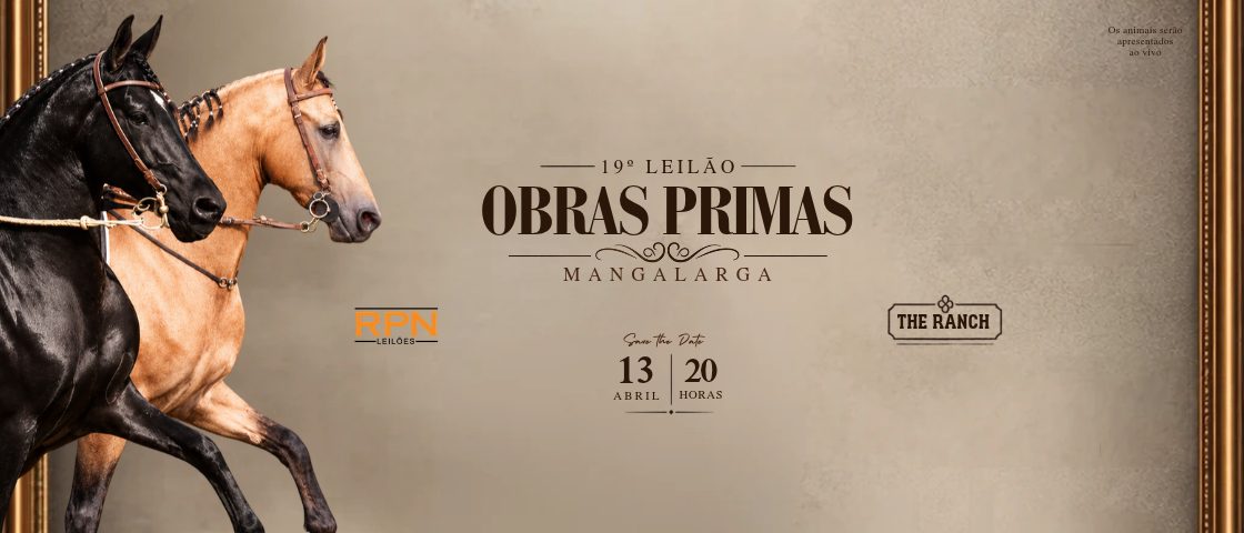 Slide 19° LEILÃO OBRAS PRIMAS