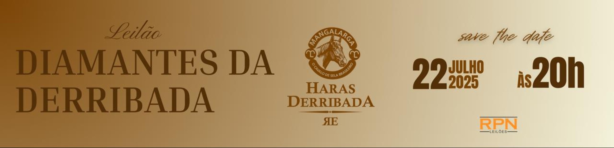 Slide LEILÃO DIAMANTES DA DERRIBADA
